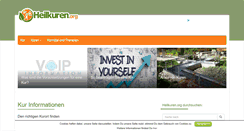 Desktop Screenshot of heilkuren.org